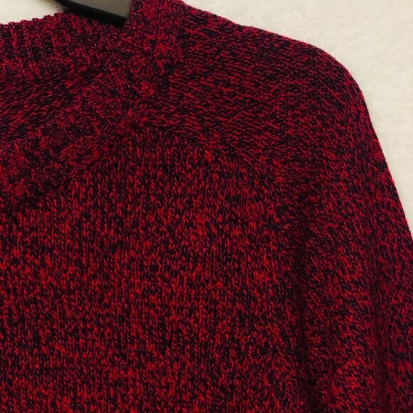 Divided by H&M Black and Red Knit Boxy Crewneck Sweater Size XS - Picture 7 of 10